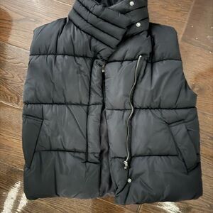 Urban Outfitters Black Puffer Vest